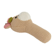 Baby Giraffe Knitted Rattle