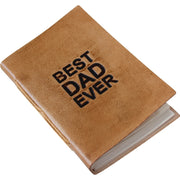 Best Dad Ever Leather Notebook Journal