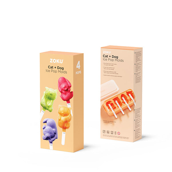 Zoku  Cat & Dog Ice Pop Moulds