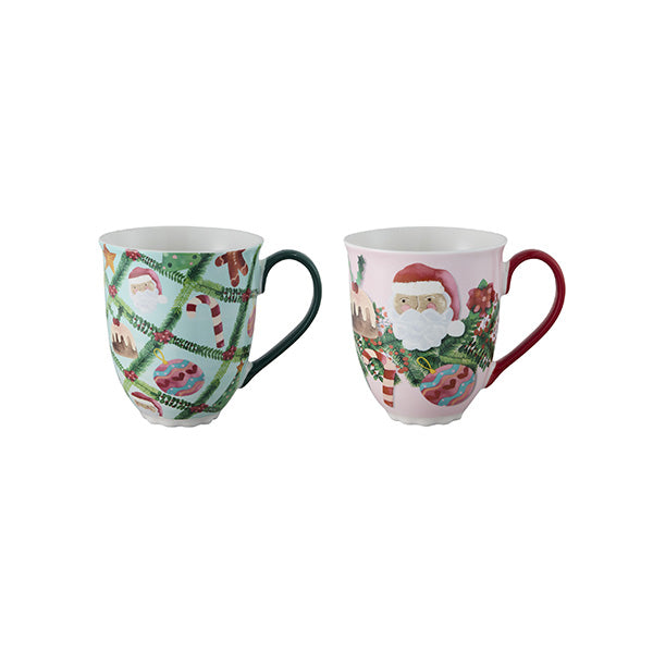 MW Tis The Season Mug 400ML Set of 2 Mixed Gift Boxed