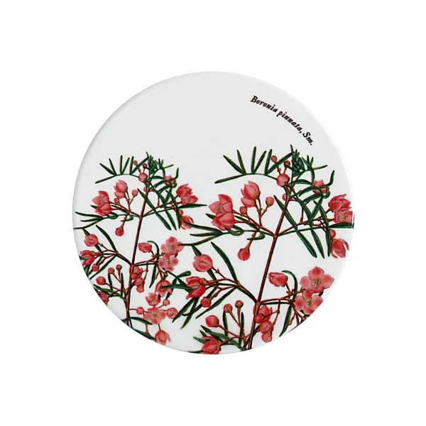 Royal Botanic Gardens Ceramic Round Coaster 9.5cm Boronia