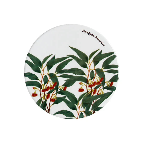 Royal Botanic Gardens Ceramic Round Coaster 9.5cm Flowering Gum