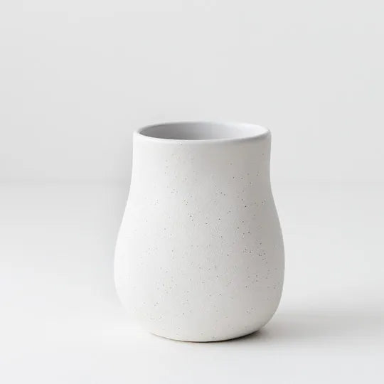 Vase Mona White 15cm h 12cm d