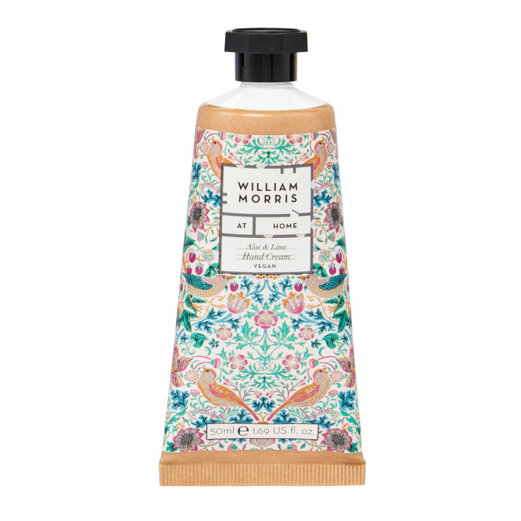 William Morris at Home Aloe & Lime Hand Cream Strawberry Thief