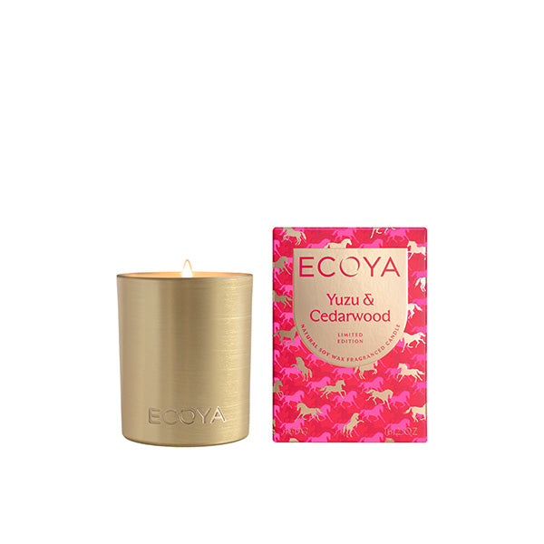 Ecoya Lunar Collection - Goldi Candle 460g- Yuzu & Cedarwood