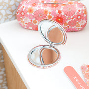 Flowers Compact Mirror