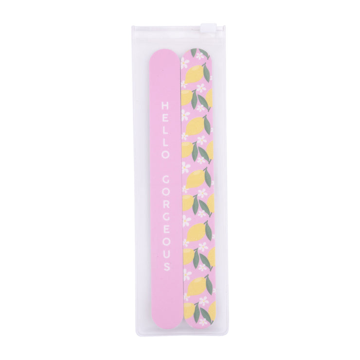 Lemon Nail File Set