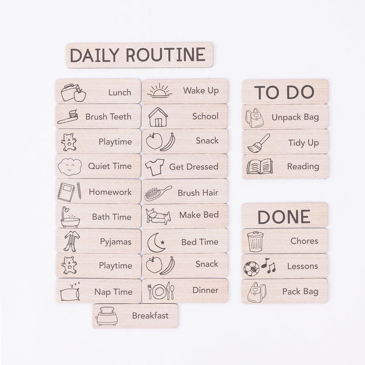 Kids By Splosh Daily Routine Magnet Set