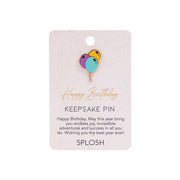 Happy Birthday Keepsake Pin