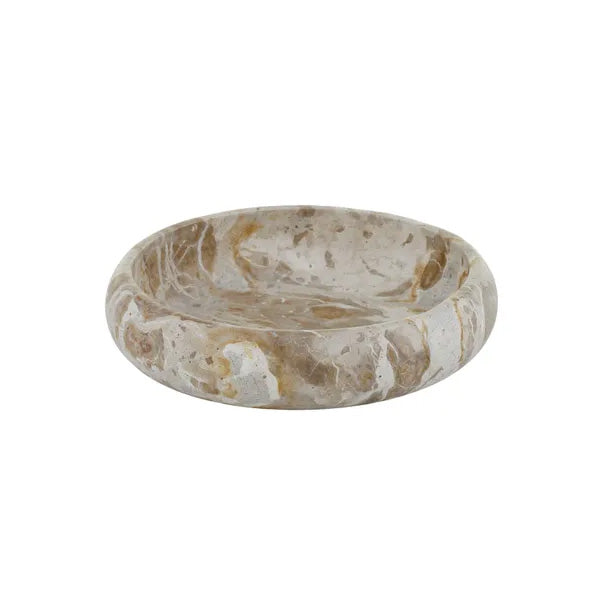 Zena Marble Bowl 26x6cm Taupe