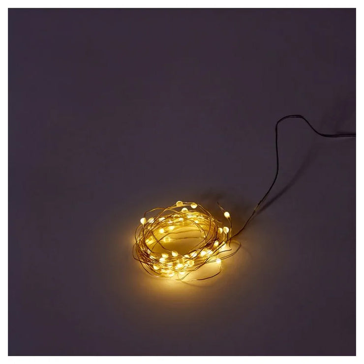 Luminous Bright String Light Gold 6m