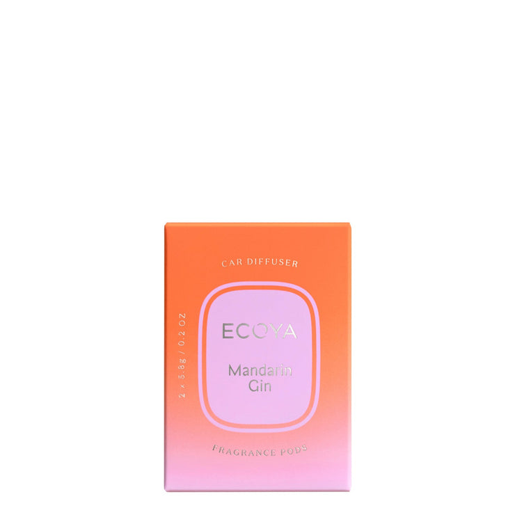 ECOYA Mandarin Gin Car Diffuser Fragrance Pods