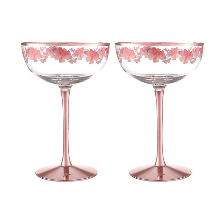 Camilla Coupe Glass Set of 2 Gift Boxed