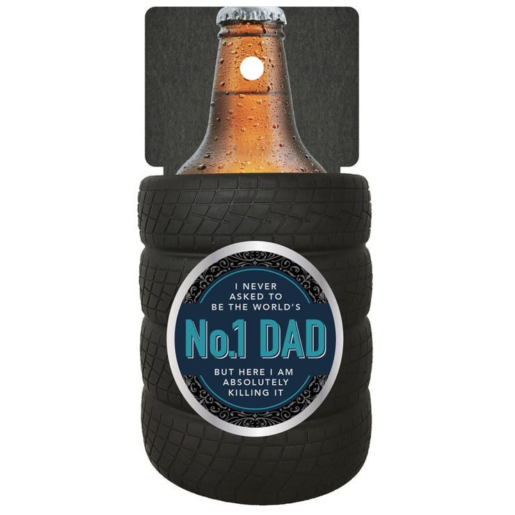 No. 1 Dad - Man Cave - Beer Holder