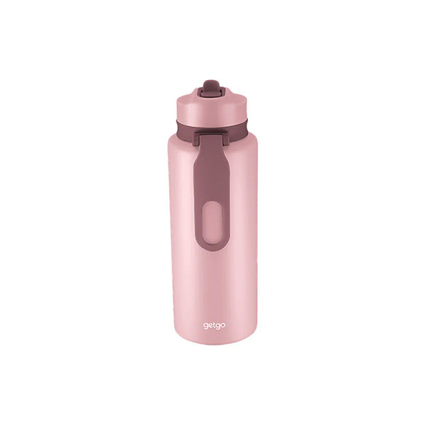 Getgo 1L Double Wall Insulated Sip Bottle Pink Gift Boxed