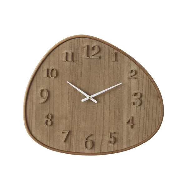 Brunswick Wood Clock 50x43cm Natural