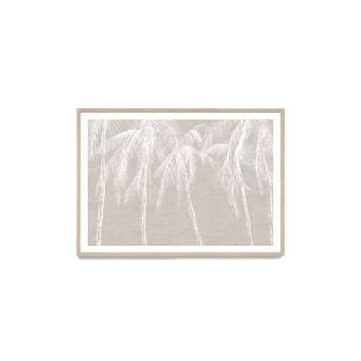 Warranbrooke Wall Print Palm View Sketch White 122x87cm