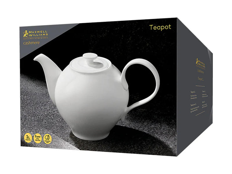 Maxwell & Williams Cashmere Round Teapot Gift Boxed