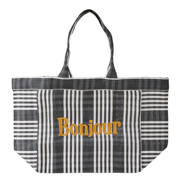 Bonjour Recycled Shopping Tote 26x16x34cm