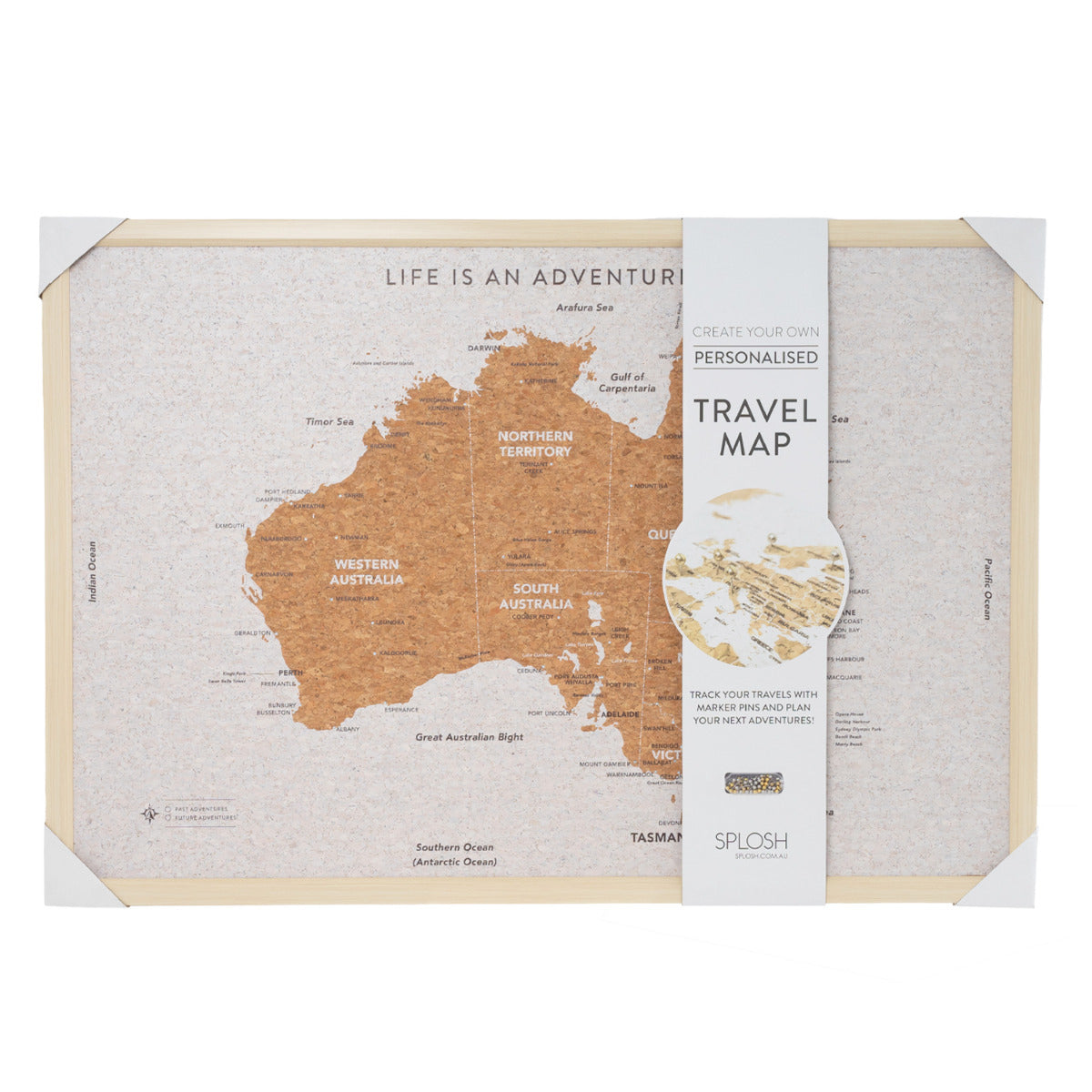 Travel Board Australia Large Map – The Gymea Lily