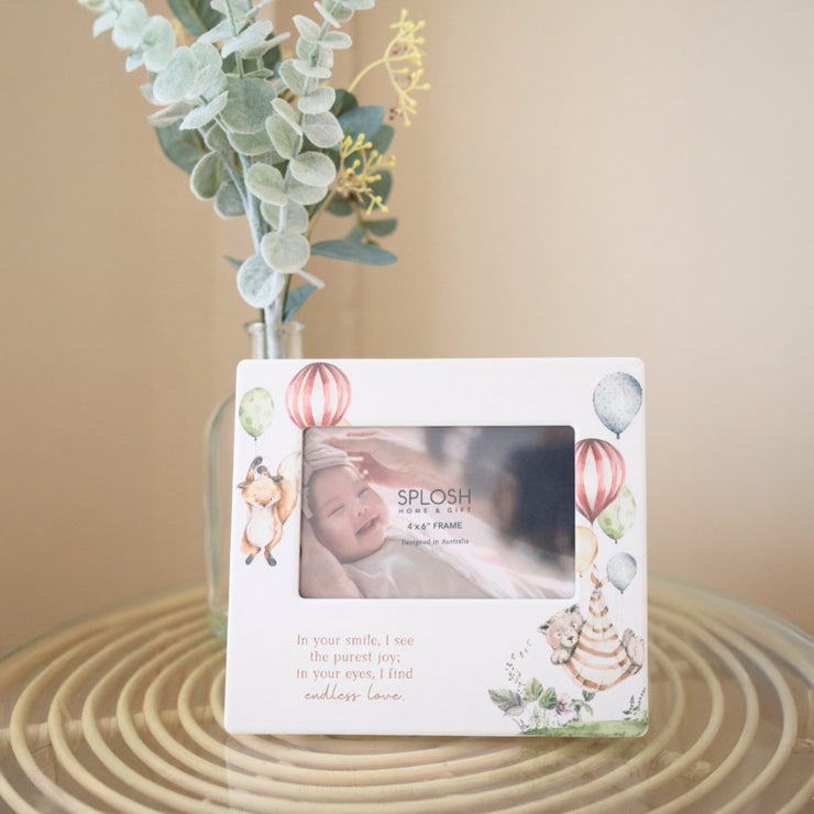 Tiny Wonders Smile 4x6 Ceramic Frame