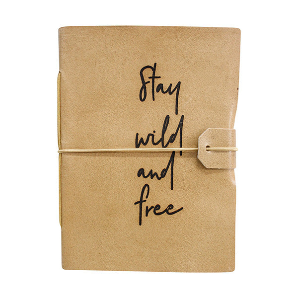 Leather N/book Wild And Free