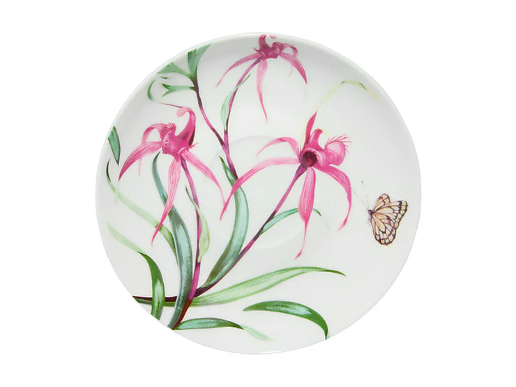Eloise Short Lyric Cup & Saucer Spinebill Honeyeater Gift Boxed