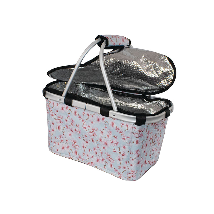 Karlstert Two Handle Insulated Carry Basket Blossoms