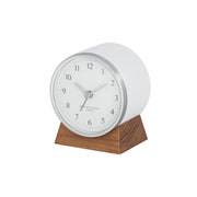 Alarm Clock Nina White Matte 110x110x70mm