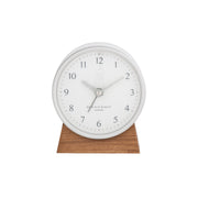 Alarm Clock Nina White Matte 110x110x70mm