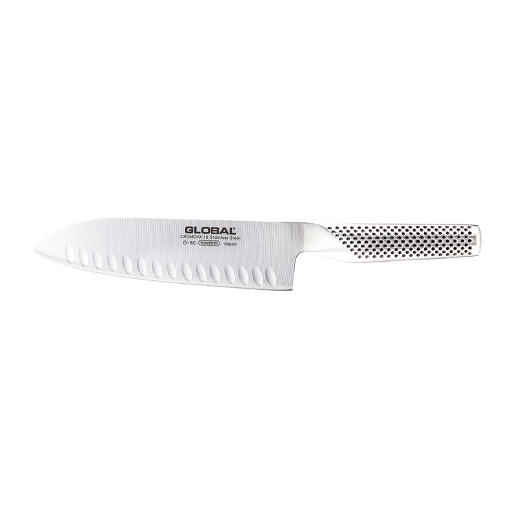Global Santoku Knife Granton Edge 180mm