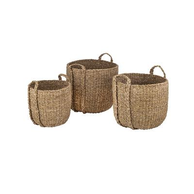 BDBSAM005-M Amalfi Anaya Seagrass Basket Medium 400x350mm Gymea Lily Kitchenware & Homewares