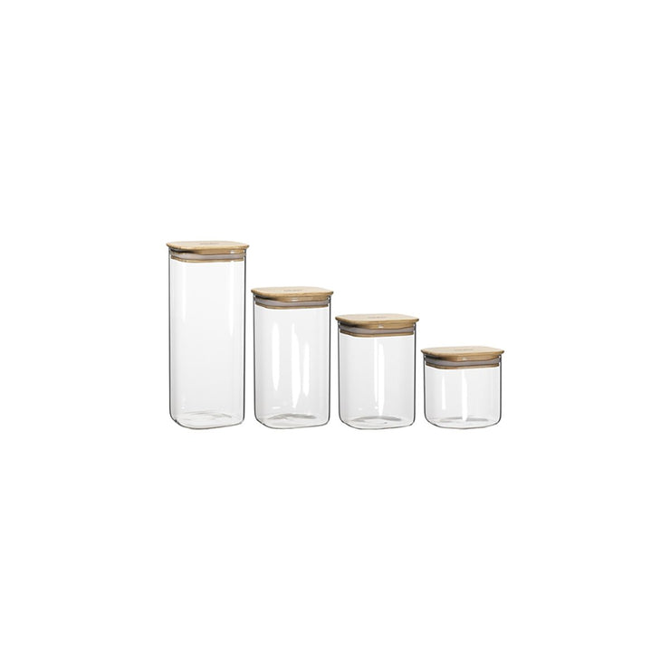 EC15164 Ecology Pantry Canisters Set (4pc) The Gymea Lily Homewares & Kitchen
