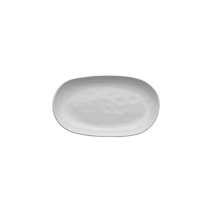 EC61286 Ecology Speckle Milk Large Oval Shallow Bowl 360x205x40mm The Gymea Lily Homewares & Kitchen