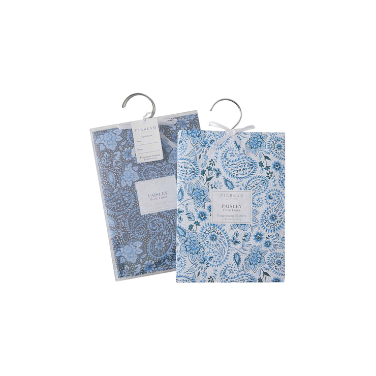 Paisley Scented Hanging Sachets 4x60g