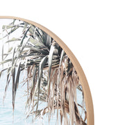 Warranbrooke Wall Art Coastal Palms Framed Arch 80x85cm