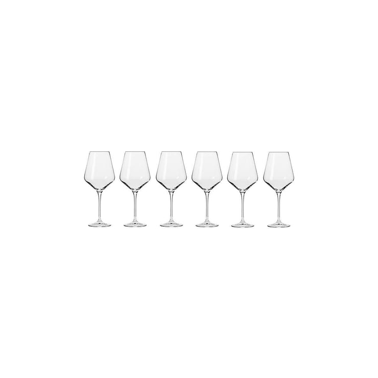 Krosno Avant Garde Wine Glass 490ml 6pc Gift Boxed
