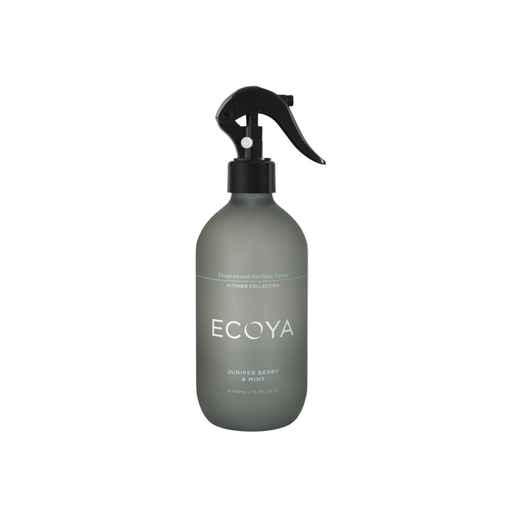 Ecoya Fragranced Surface Spray Juniper Berry & Mint 450ml The Gymea Lily Homewares & Kitchen