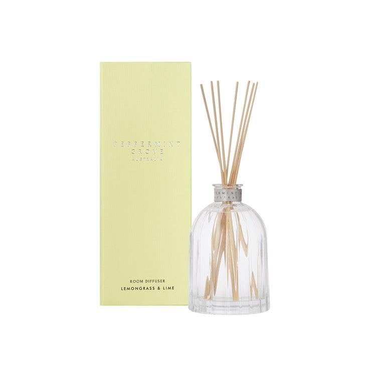 Peppermint Grove Lemongrass & Lime Diffuser 100ml The Gymea Lily Homeswares & Kitchen