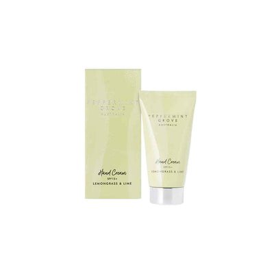 Peppermint Grove Lemongrass & Lime Hand Cream Tube 75ml The Gymea Lily Homeswares & Kitchen