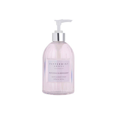 Peppermint Grove Patchouli & Bergamot Hand & Body Wash 500ml The Gymea Lily Homeswares & Kitchen