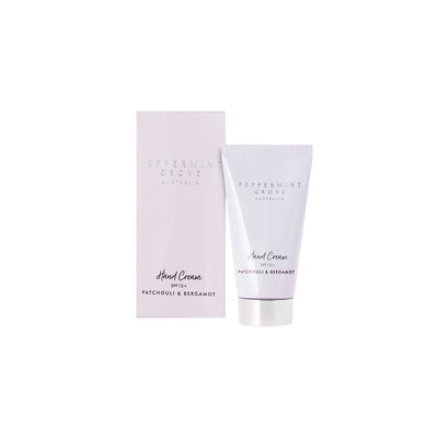 Peppermint Grove Patchouli & Bergamot Hand Cream Tube 75ml The Gymea Lily Homeswares & Kitchen