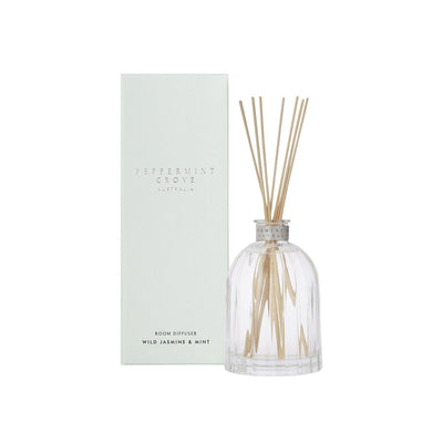 Peppermint Grove Wild Jasmine & Mint Diffuser 350ml The Gymea Lily Homeswares & Kitchen