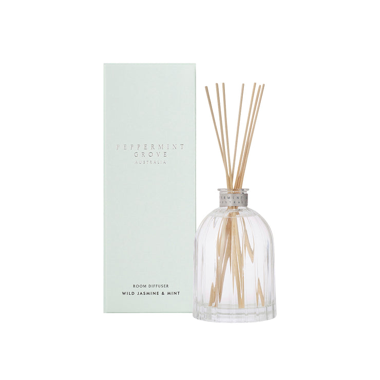 Peppermint Grove Wild Jasmine & Mint Diffuser 100ml The Gymea Lily Homeswares & Kitchen