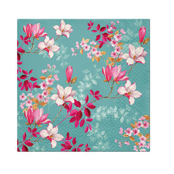 Paw Lunch Napkins 33cm Magnolia