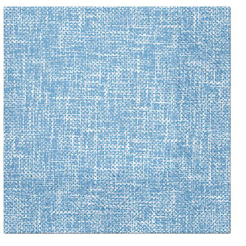 PAW Linen Blue 3 Ply Lunch Napkins 330mm