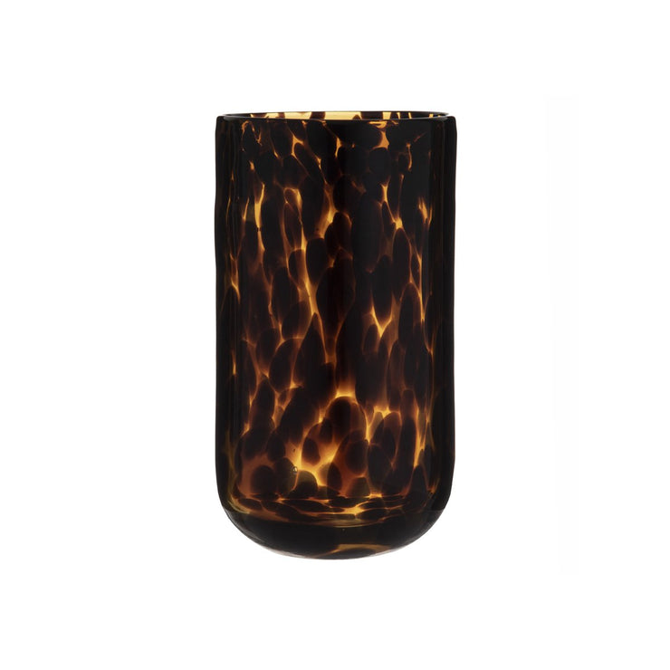 SLVSAM005S Ember Vase Amber/Black Gymea Lily Kitchenware & Homewares
