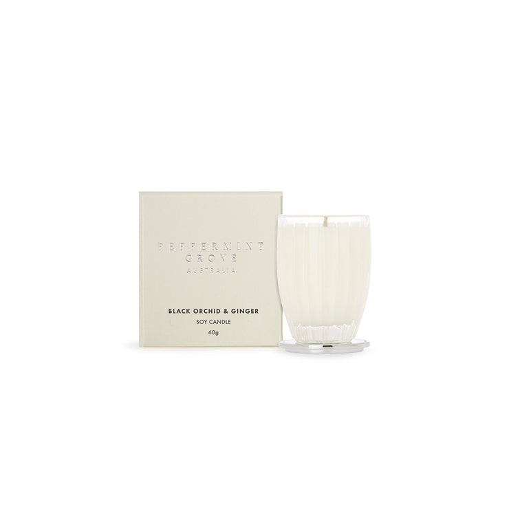 Peppermint Grove Black Orchid & Ginger Candle 60g