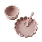 Henny Silicone 3pc Dining Set Musk