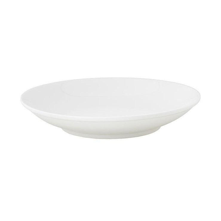 M&W White Basics Shallow Bowl 25cm